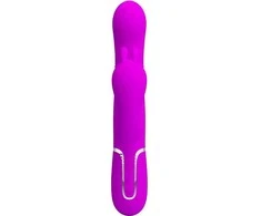 Pretty Love Flirtation PRETTY LOVE - Cammy Violetinė, Twinkled švelnumas, 7 smūgiavimo funkcijos 7 vibracijos funkcijos 4 riedėjimo funkcijos