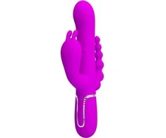 Pretty Love Flirtation PRETTY LOVE - Cammy Violetinė, Twinkled švelnumas, 7 smūgiavimo funkcijos 7 vibracijos funkcijos 4 riedėjimo funkcijos