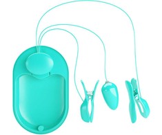 Pretty Love Flirtation Mėlyna Pretty Love Surprise Box Mėlyna Electro Stimulation Intimate Clips USB