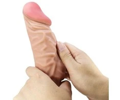 PRETTY LOVE HIGH GRADE BAILE - Slankiojanti oda 9,4'' Flesh Vibration lankstus siurbimo pagrindas TPR ABS