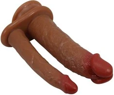 PRETTY LOVE - Dvigubas dildo Hulbert 6.9" 7 funkcijos
