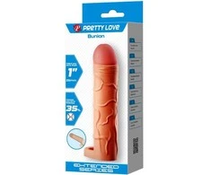 Pretty Love Male Pretty Love Bunion Intimate Extension Sleeve Natural TPR Flexible