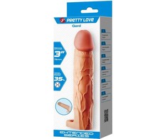 Pretty Love Male Pretty Love Gerd Extension Sleeve Flesh TPR Adjustable Strap System