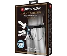 Pretty Love Male Pretty Love Love Spell Adjustable Strap Harness Juodas, Universal Size