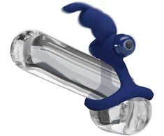 Pretty Love Male Mėlyna Pretty Love Luchito Mėlyna Dual-Ring Intimate Vibrating System