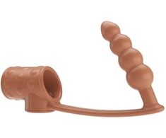 Pretty Love Male Pretty Love BI-026277M Intimate Set with Anal Plug &amp; Support Ring, Natural