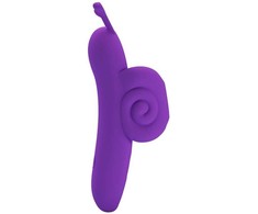 Pretty Love Snail Intimate Finger Device 10 Modes Violetinė USB Rechargeable
