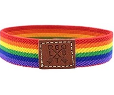 PRIDE BOY Adjustable Luxury Silicone Bracelet Rainbow Colors
