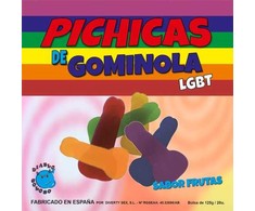 Diablo Picante Pride Fruit Gummies Rainbow Mix 120g Party Box