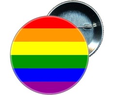 Diablo Picante Pride Rainbow Flag Pin 6x6 cm - Colorful Emblem Priedas