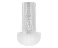 PUMP ADDICTED Transparent Sleeve - Flexible TPE Pleasure Priedas