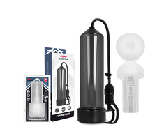 Pump Addicted RX5 Juodas Vacuum Pump with Intimate Sleeve Priedas