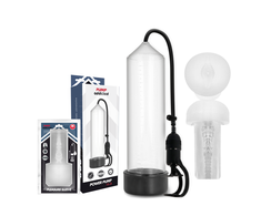 Pump Addicted RX5 Transparent Vacuum Device with Intimate Sleeve 23cm