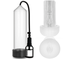 Pump Addicted RX7 Transparent Vacuum Pump with Intimate Sleeve, 24cm