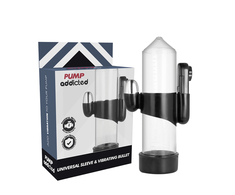 PUMP ADDICTED Vibrating Bullet Priedas for Intimate Devices