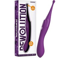 Rožinė Rewolution Rewomagic Intimate Rotational Stimulator, USB, Atsparus vandeniui, Rožinė