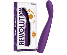 Rewolution REWOSTIM Flexible Silicone Vibrator, Atsparus vandeniui, Rechargeable 19cm