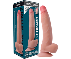 Rock Army Rockarmy Dual Density Leopard 23cm Intimate Device with Suction Base