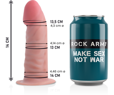 Rock Army RockArmy Dual Density Tiger 14cm Intimate System with Suction Base TPE