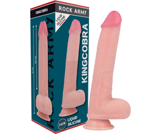 Rock Army RockArmy Kingcobra Liquid Silicone Model 24cm Natural with Suction Base