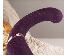 Rocks-Off Gemini Dual Motor Intimate Massager Violetinė Flexible 192mm