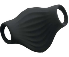 Rocks-Off Palm Juodas Flexible Intimate Device, 10 Modes, USB, Atsparus vandeniui
