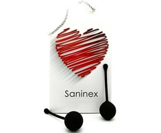 Saninex Sextoys Saninex Clever Juodas Ball - Silicone Pelvic Floor Trainer, 120 mm