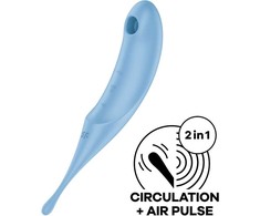 Satisfyer Twirling Pro Intimate Device with App Control, Silicone, Rožinė
