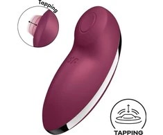 Satisfyer Tap &amp; Climax 2 raudona