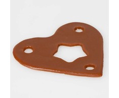 Secretplay Cosmetic Secret Play Chocolate-Flavored Edible Gummy Thong, Heart-Shaped, Unisex