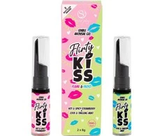 Secretplay Cosmetic FLIRTY KISS EDIBLE AROUSAL GEL - STRAWBERRY AND MINT