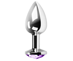 Secret Play VIOLETINIS METALINIS UŽPAKALO KAIŠTIS SU BRANGAKMENIAIS M