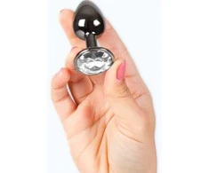 Secret Play GUNMETAL BUTT PLUG S