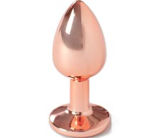 Secret Play Metal Plug Rose Gold Small 7cm - Elegant Aluminum Model