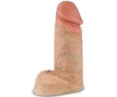 29 cm aukščiausios kokybės tikros odos dildo, modelis 1 (11"), minkštas, Silexd