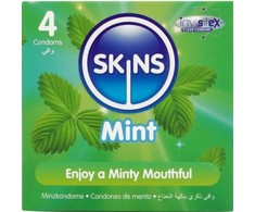 Skins Mint Premium Latex Intimate Protection 4-Pack Ultra Thin
