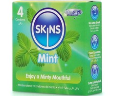 Skins Mint Premium Latex Intimate Protection 4-Pack Ultra Thin