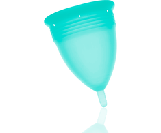 Stercup Menstrual Cup Aquamarine Size L - FDA Silicone, 24 ml Capacity