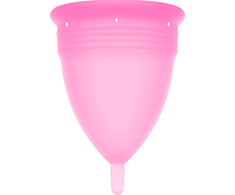 Rožinė Stercup Menstrual Cup Rožinė Size L - FDA Silicone, 24ml Capacity