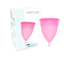 Rožinė Stercup Menstrual Cup Rožinė Size L - FDA Silicone, 24ml Capacity