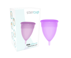 Stercup Menstrual Cup Violet S - FDA Silicone, Long-Lasting Comfort