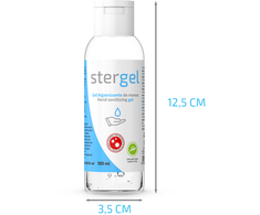 STERGEL Hydroalcoholic Hand Gel Aloe Vera 100ml - Advanced Hygiene Formula