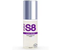Stimul8 S8 Hybrid Glide Lubricant 125 ml - Gentle Skin Formula, Easy Clean-Up