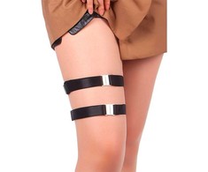 Subblime Accesories SUBBLIME 957476 Adjustable Leg Straps with Buckle System Juodas PU