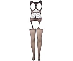 Subblime Bodystockings Subblime 951900 Bodystocking Fishnet Open Shoulders Juodas One Size