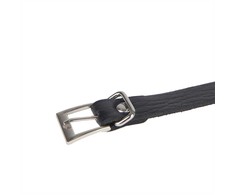 Subblime Fetish Subblime 953713 Juodas Punk-Inspired Belt with Metal Buckle, One Size