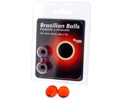 Taloka 2 Brazilian Balls Massage Gel Hot &amp; Cold Sensation Set