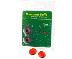 Taloka 2 Brazilian Balls Strawberry &amp; Cherry Scented Intimate Gel Capsules
