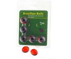 Taloka 5 Brazilian Aroma Balls Strawberry Scented Intimate Massage Oil