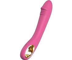 Rožinė TOYJOY Maia Vibrator - G-Spot Curve, 10 Modes, Silicone, 21 cm, Rožinė